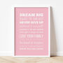 'Rules Of Life' Inspirational Quote Print, thumbnail 6 of 11
