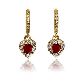 Celestial Heart Gems Earrings, 4 of 4