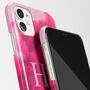 Personalised Pink Ink Dye Phone Case, thumbnail 5 of 6