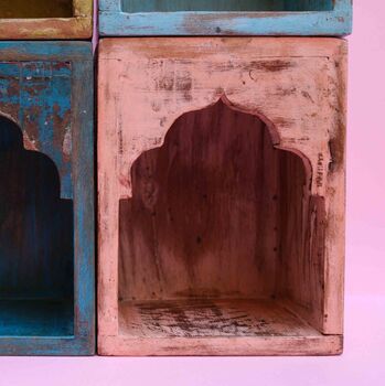 Pink Indian Arched Shelf, 3 of 12