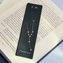 Personalised Star Sign Leather Bookmark, thumbnail 2 of 9