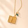 Celestial Sun And Moon Locket Necklace, thumbnail 2 of 2