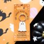 'The Ghost With The Most' Glow In The Dark Keyring Perfect For Halloween Lovers, thumbnail 1 of 4