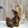 Wooden Owl Ornament Driftwood Sculpture Tawny Owl Gift, thumbnail 5 of 8