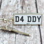 Personalised Car Number Plate Keyring, thumbnail 5 of 6