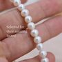 Sterling Silver Freshwater Baroque Pearl Bracelet, thumbnail 8 of 10