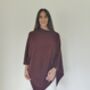 Personalised Dark Brown 100% Cashmere Poncho Gift Boxed, thumbnail 1 of 9