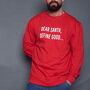 Men's Dear Santa Define Good Christmas Jumper, thumbnail 4 of 6