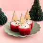Wooden Tree Cake Toppers, thumbnail 1 of 2