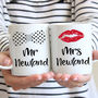 Mr And Mrs Personalised Wedding Mugs, thumbnail 2 of 3
