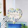 New Baby Wooden Heart Decoration Letterbox Gift, thumbnail 2 of 8