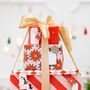 12 Gold Rainbow Christmas Gift Tags, thumbnail 1 of 3