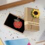 Teachers Boxed Appreciation Apple Keychain, thumbnail 4 of 6