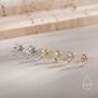 Sterling Silver Tiny Bat Wing Screw Back / Stud Earrings, thumbnail 7 of 12
