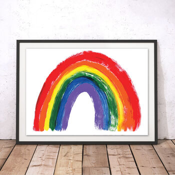 Rainbow Of Hope Art Print With Nhs Donation, 3 of 3