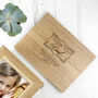 Personalised Thank You Midi Oak Photo Cube Keepsake Box, thumbnail 2 of 5