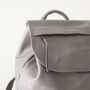 Fair Trade Stylish Versatile Leather Rucksack Backpack, thumbnail 9 of 12