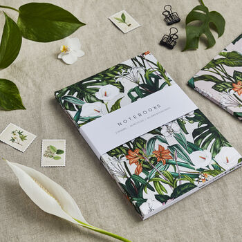 'Palm House Tropics' Collection A5 Set Of Two Notebooks, 2 of 4