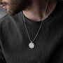 Sterling Silver Eye Of Horus Necklace For Men, thumbnail 4 of 8