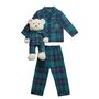 La Luna Pyjama Set With Matching Teddy Bear Set, thumbnail 2 of 2