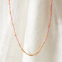 Pink Opal Short Beaded Layering Necklace, thumbnail 2 of 10
