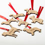 Personalised Dog Outline Christmas Tree Decoration, thumbnail 12 of 12