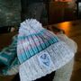 Winter Pastels Reflective Super Bobble Hat, thumbnail 4 of 9