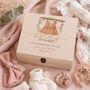 Personalised Baby Girl Dress Keepsake Gift Box, thumbnail 1 of 4
