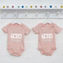 'It's A Twin Thing' Babygrow Set For Twins, thumbnail 3 of 3