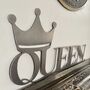 Queen And Crown Metal Art Word Sign Jubilee, thumbnail 7 of 12