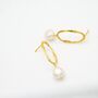 Freshwater Pearl Drop Bridesmaid Earrings, thumbnail 3 of 9
