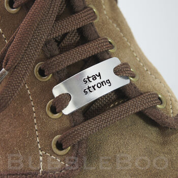Personalised Large Trainer Tags, Pair. Runner Gift, 6 of 6