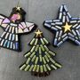 Make Your Own Set Of Three Hanging Christmas Mosaics, thumbnail 6 of 10