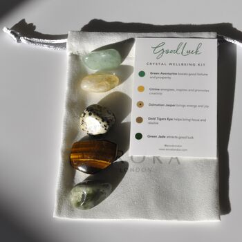 Good Luck Crystal Wellbeing Kit For Good Fortune, 2 of 4