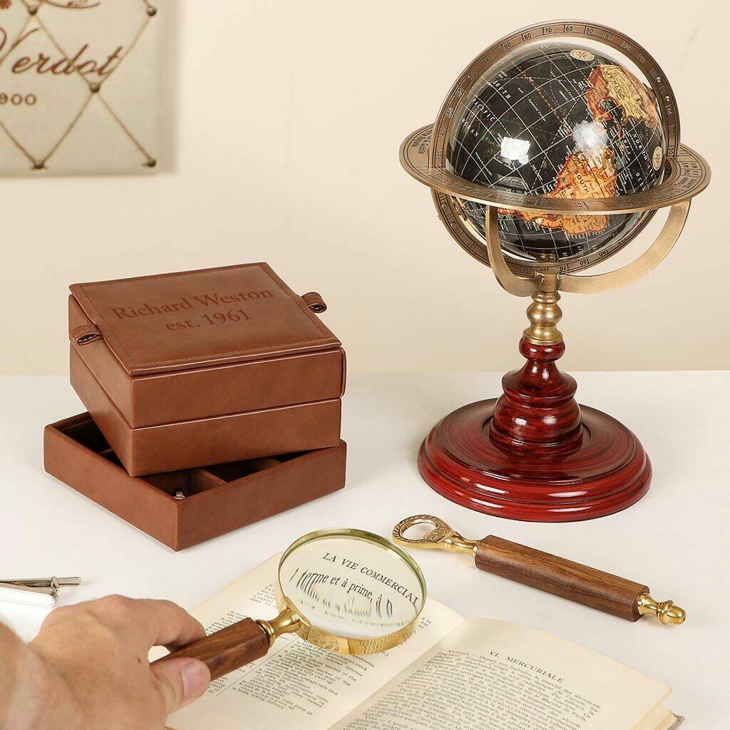 gentleman explorer's luxury desk accessories collection by dibor
