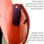 Luxury Handmade Leather World Traveller Satchel, thumbnail 3 of 12