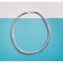 Solid Sterling Silver Mens Curb Chain Necklace, thumbnail 6 of 8