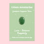 Green Aventurine Keepsake Token Luck Gift, thumbnail 1 of 3
