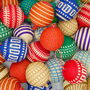 Blue And White Christmas Baubles Pack Of Three, thumbnail 3 of 7