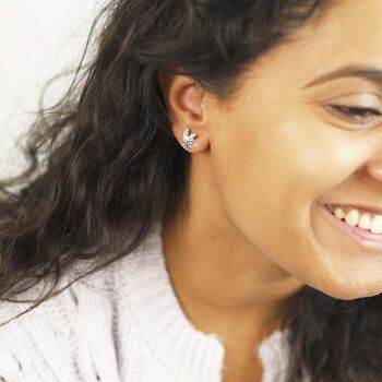 Sterling Silver Hummingbird Studs, 2 of 6