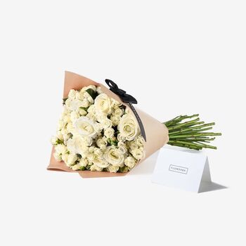 Ivory Classic Fresh Rose Super Bouquet, 2 of 3