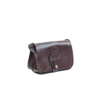 Noah Crossbody Wallet Bag Mini Shoulder Bag In Chocolate Brown, 2 of 6