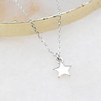 Personalised Gold Or Silver Mini Eid Star Necklace, 3 of 9