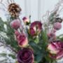 Faux Festive Sparkle Rose Bunch, thumbnail 4 of 4