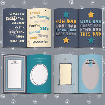 Personalised Fill In With Your Words Book About Daddy, 3 of 6