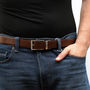 Personalised Luxury Leather Reversible Belt, thumbnail 1 of 5