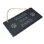 Loft 'Wash Your Paws' Slate Hanging Sign, thumbnail 3 of 3