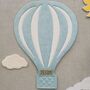 Fabric Hot Air Balloon Nursery Decor, Baby Blue, thumbnail 3 of 10
