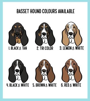 Personalised Basset Hound Mug, 5 of 5