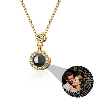 Personalised Projection Photo Jewellery Elegant Pendant, 8 of 9